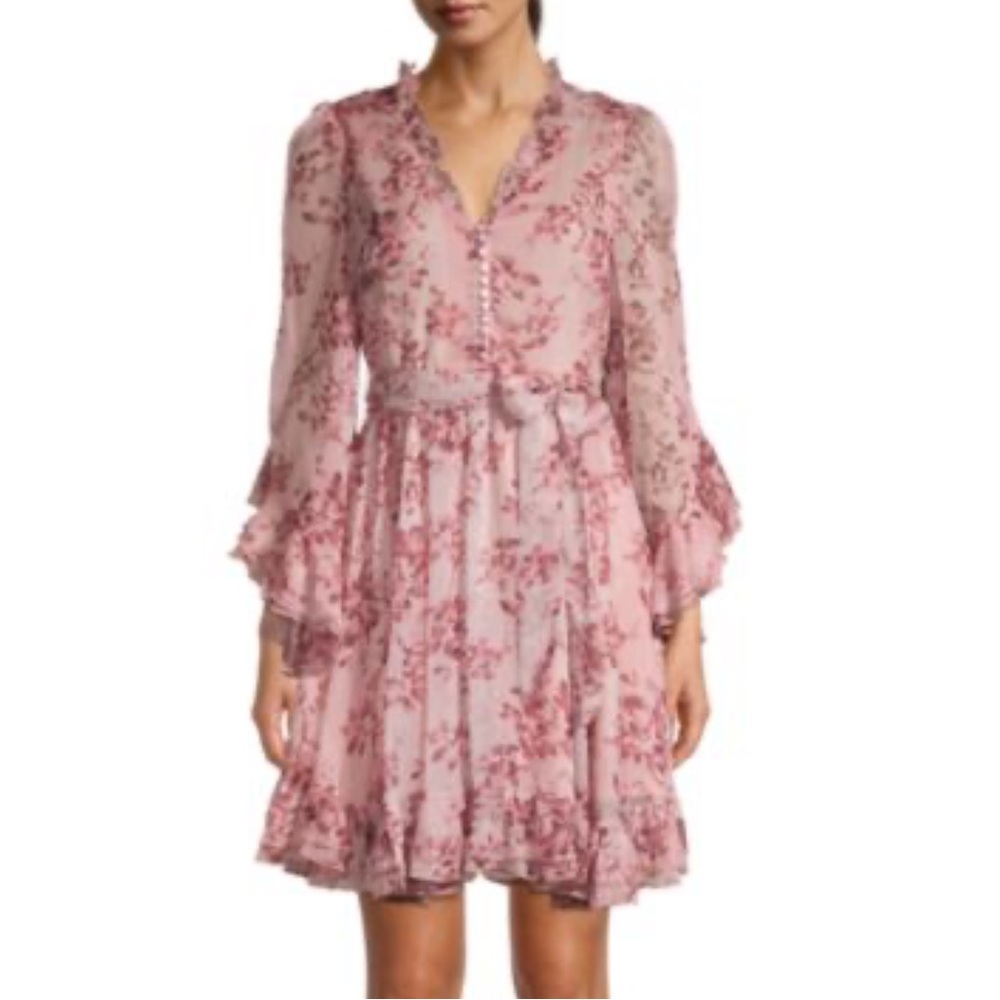 STELLAH Blush Floral Dress - Picture 4 of 16